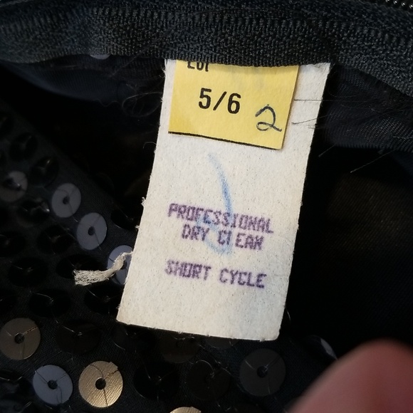 Unbranded Black/white Sleeveless Sequin formal gown size small EUC - Picture 2 of 2